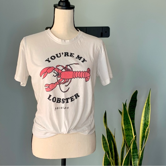 FRIENDS Tops - ❗️Sold❗️Friends • "You're My Lobster" Short-Sleeve Graphic Tee • Cotton Blend